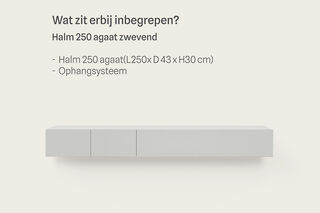 TV-meubel, RAAT, Halm 250, Agaat